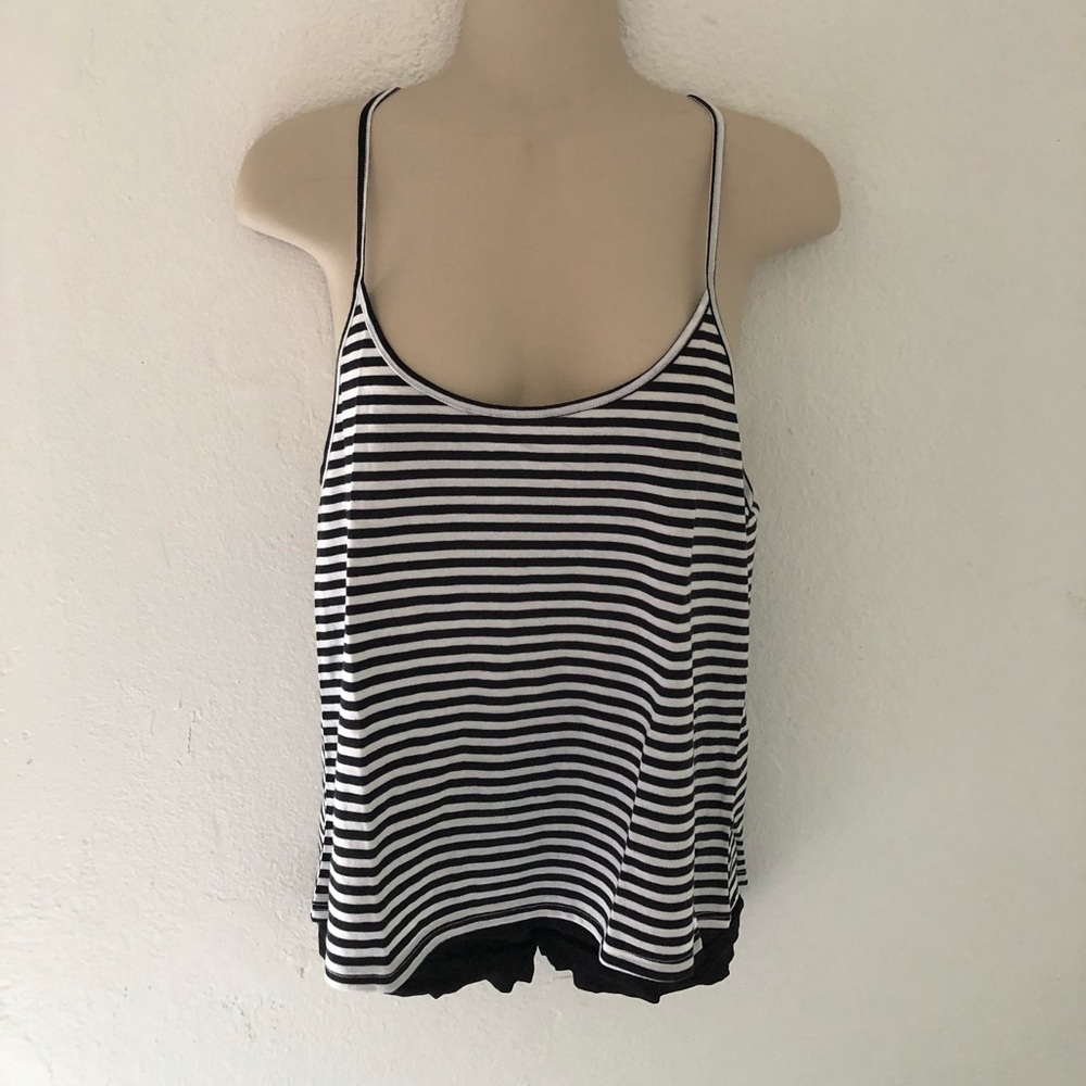 Victoria’s Secret stripe racer back sleep tank
